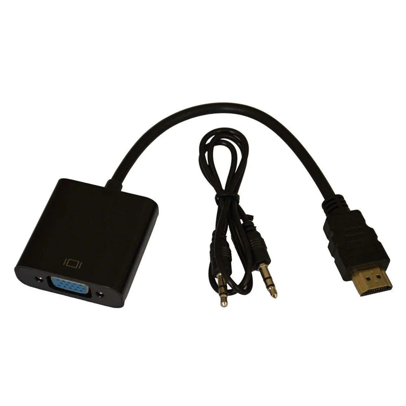 مبدل HDMI به VGA به همراه کابل AUX