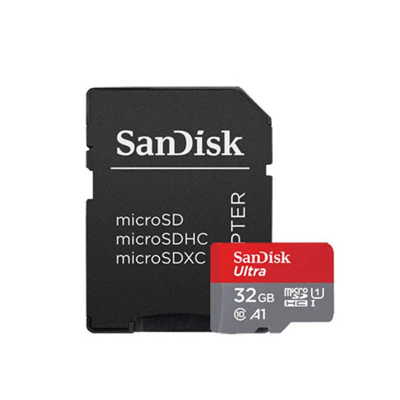 کارت حافظه microSDHC سن دیسک مدل Ultra A1 کلاس 10 استاندارد UHS-I سرعت 95MBps ظرفیت 32 گیگابایت به همراه آداپتور SD